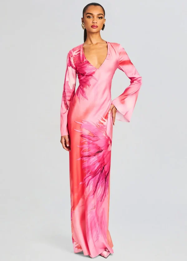 Resort '24*Retrofete Abira Long Dress Pink