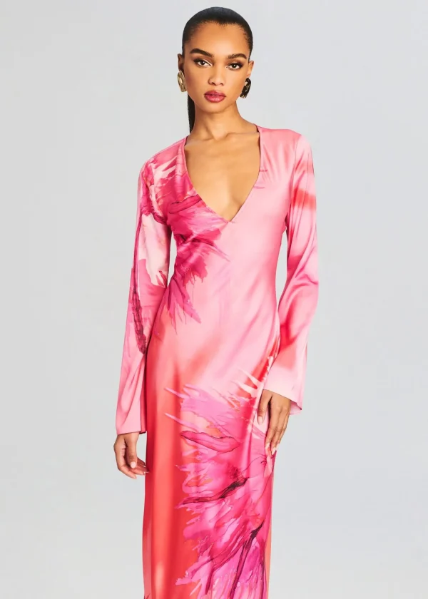 Maxi*Retrofete Abira Long Dress Pink