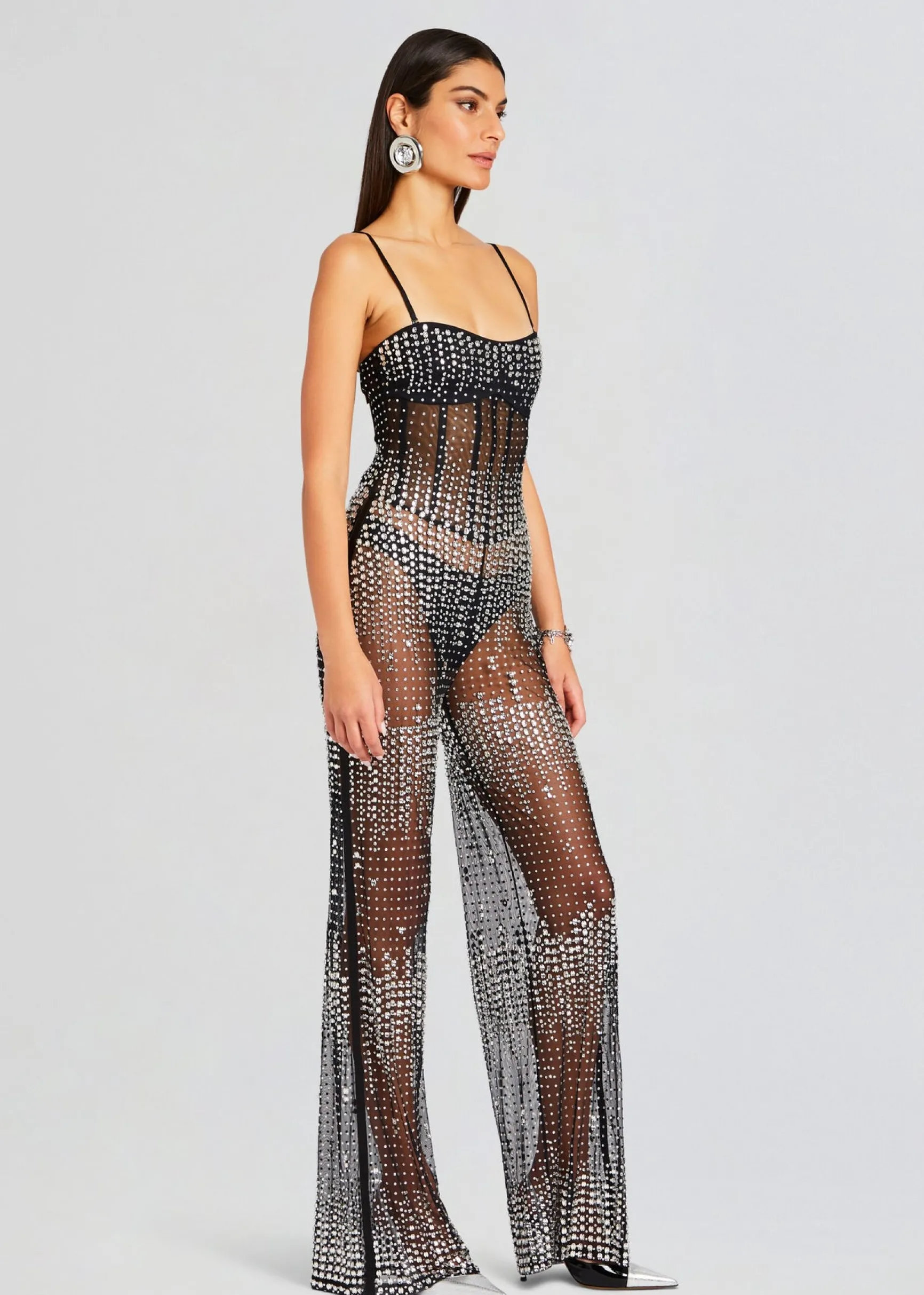 adelynne_sequin_jumpsuit_2-1.webp Sheer Bliss*Retrofete Adelynne Sequin Jumpsuit Black/Silver