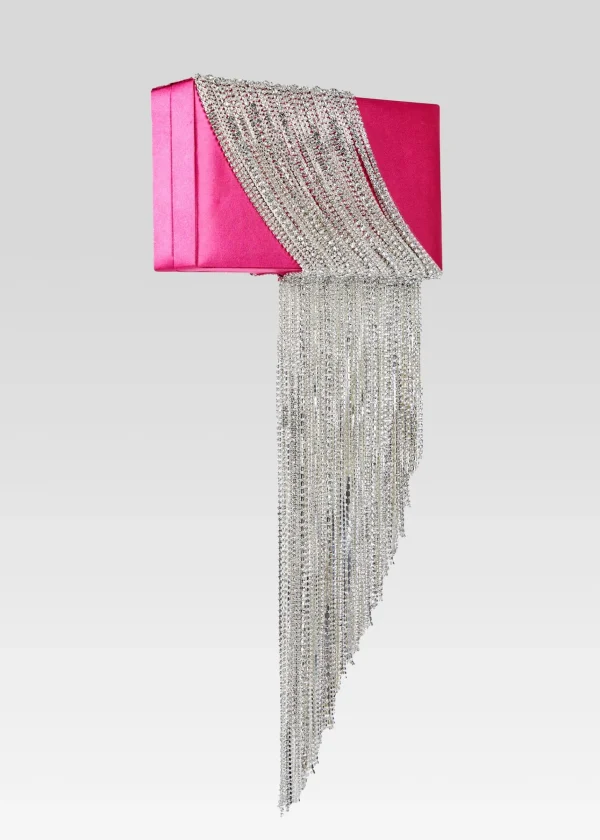 Guest Of*Retrofete Adley Crystal Bag Paradise Pink
