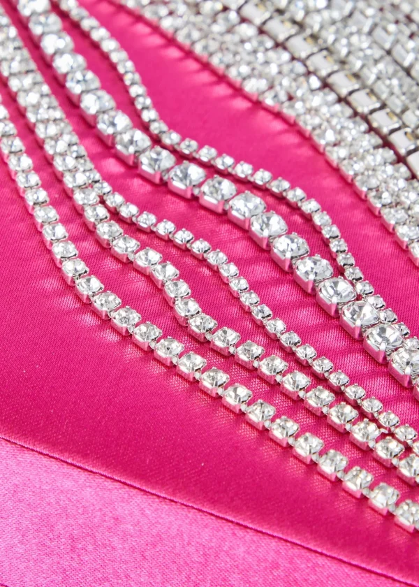 Guest Of*Retrofete Adley Crystal Bag Paradise Pink