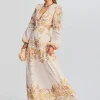 Guest Of*Retrofete Aira Long Dress Off White