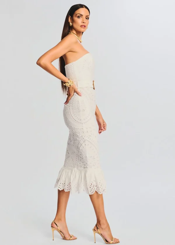 Midi*Retrofete Aisha Midi Dress White