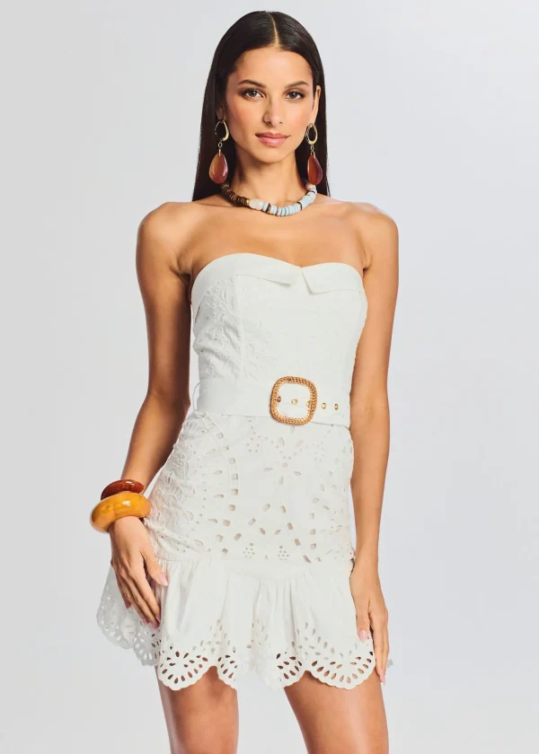 Bridal Shower*Retrofete Aisha Short Dress White