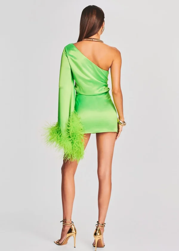 RETROFÊTE*Retrofete Allegra Dress Lime Punch