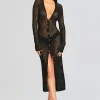 Tropical Hues*Retrofete Allison Crochet Cardigan Black