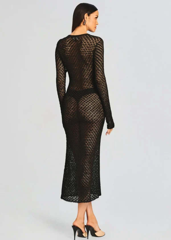 Exclusively Ours*Retrofete Allison Crochet Cardigan Black