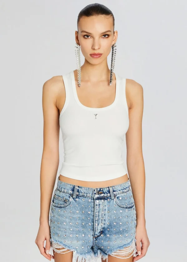 RETROFÊTE*Retrofete Amani Tank White