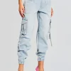 Bottoms*Retrofete Amber Cargo Jogger Coastline Terry
