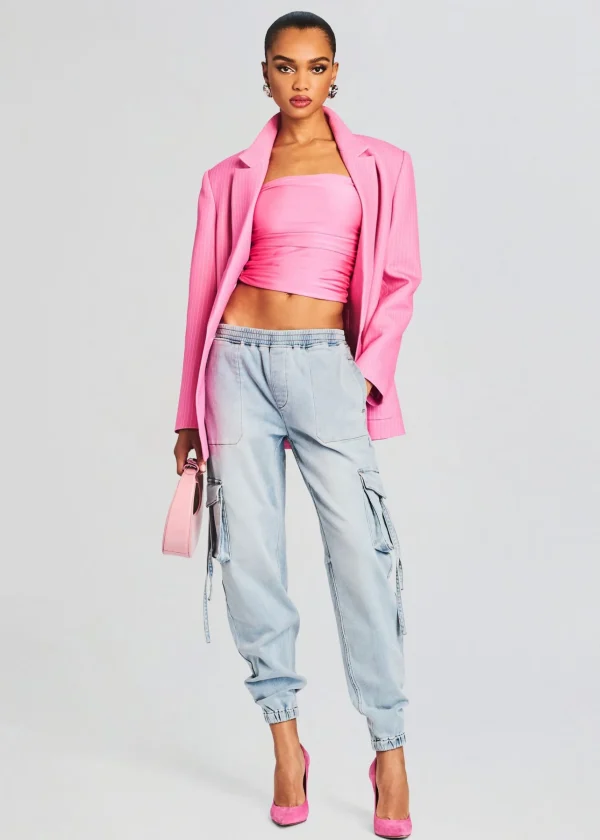 Bottoms*Retrofete Amber Cargo Jogger Coastline Terry