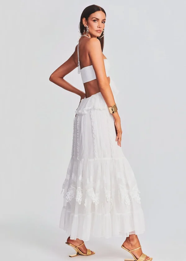 Rehearsal Dinner*Retrofete Ame Long Dress Off White