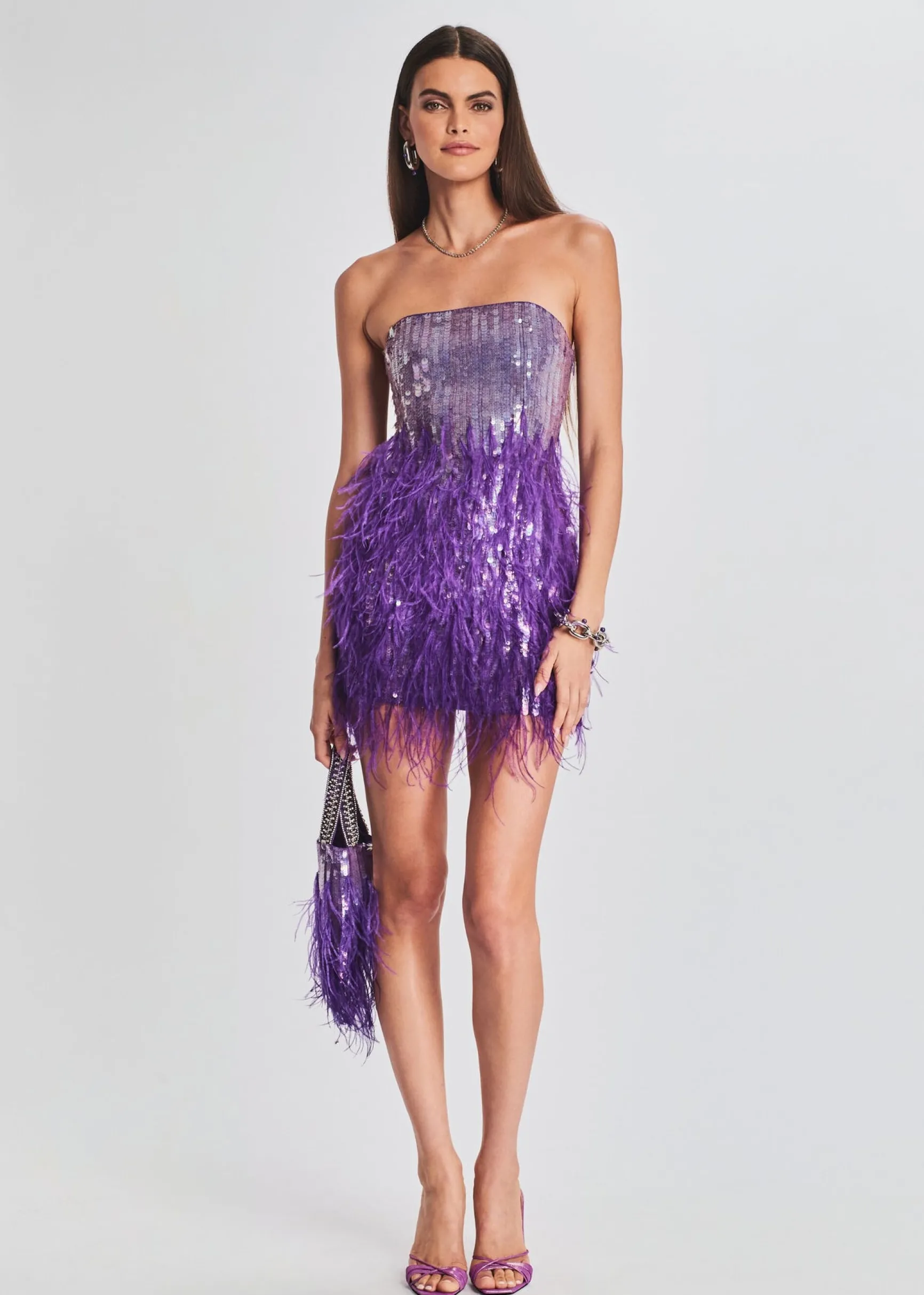 anastasia_sequin_feather__5-9.webp Subtle Shimmer*Retrofete Anastasia Sequin Feather Dress Ultra Violet