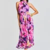 Guest Of*Retrofete Anay Midi Dress Multi