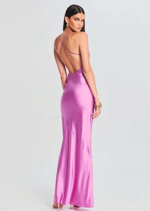 Bridal Party*Retrofete Andie Silk Gown Rose Bud