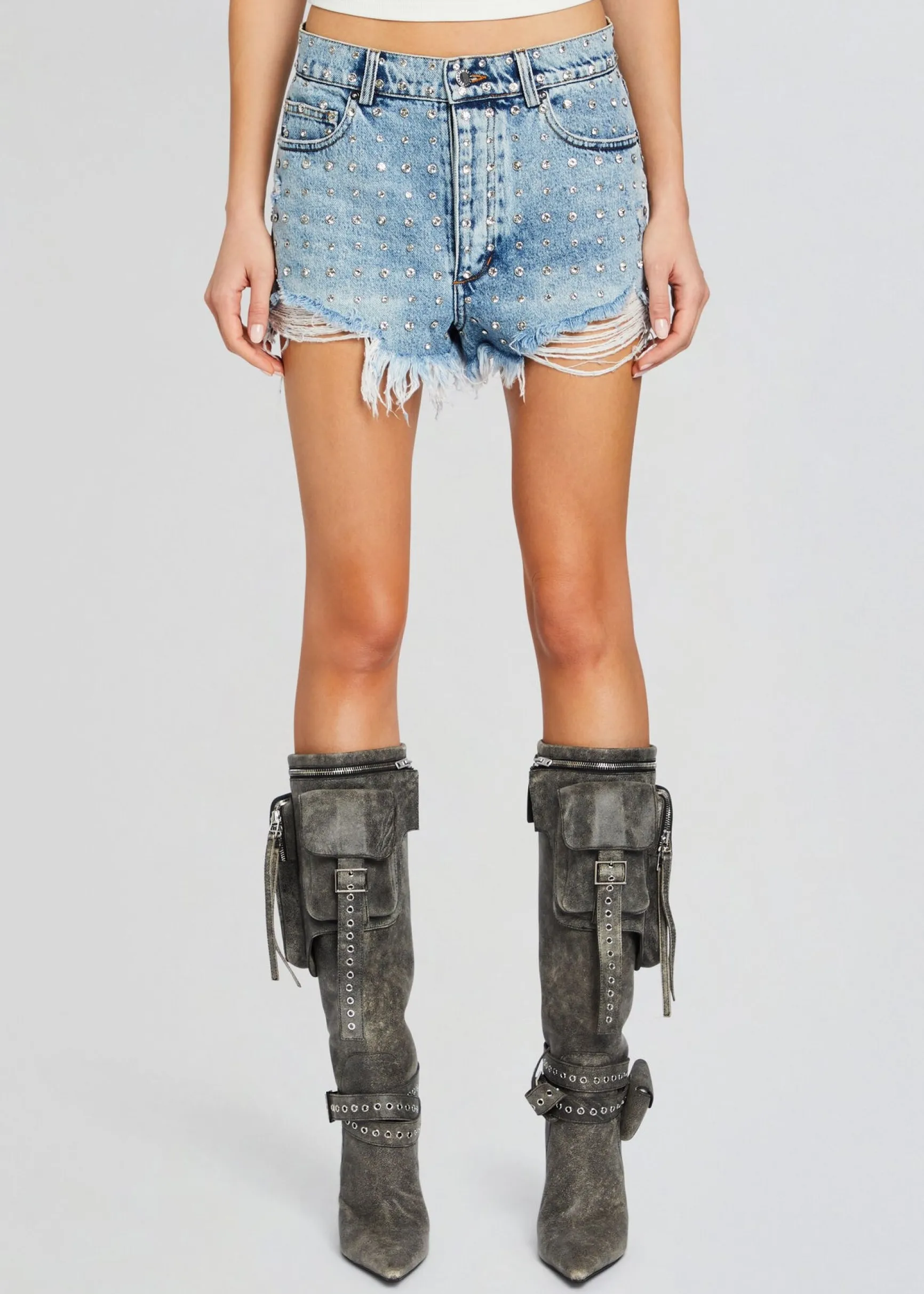 angel_embellished_denim_s_0-4.webp Denim*Retrofete Angel Embellished Denim Short Tangier/Silver