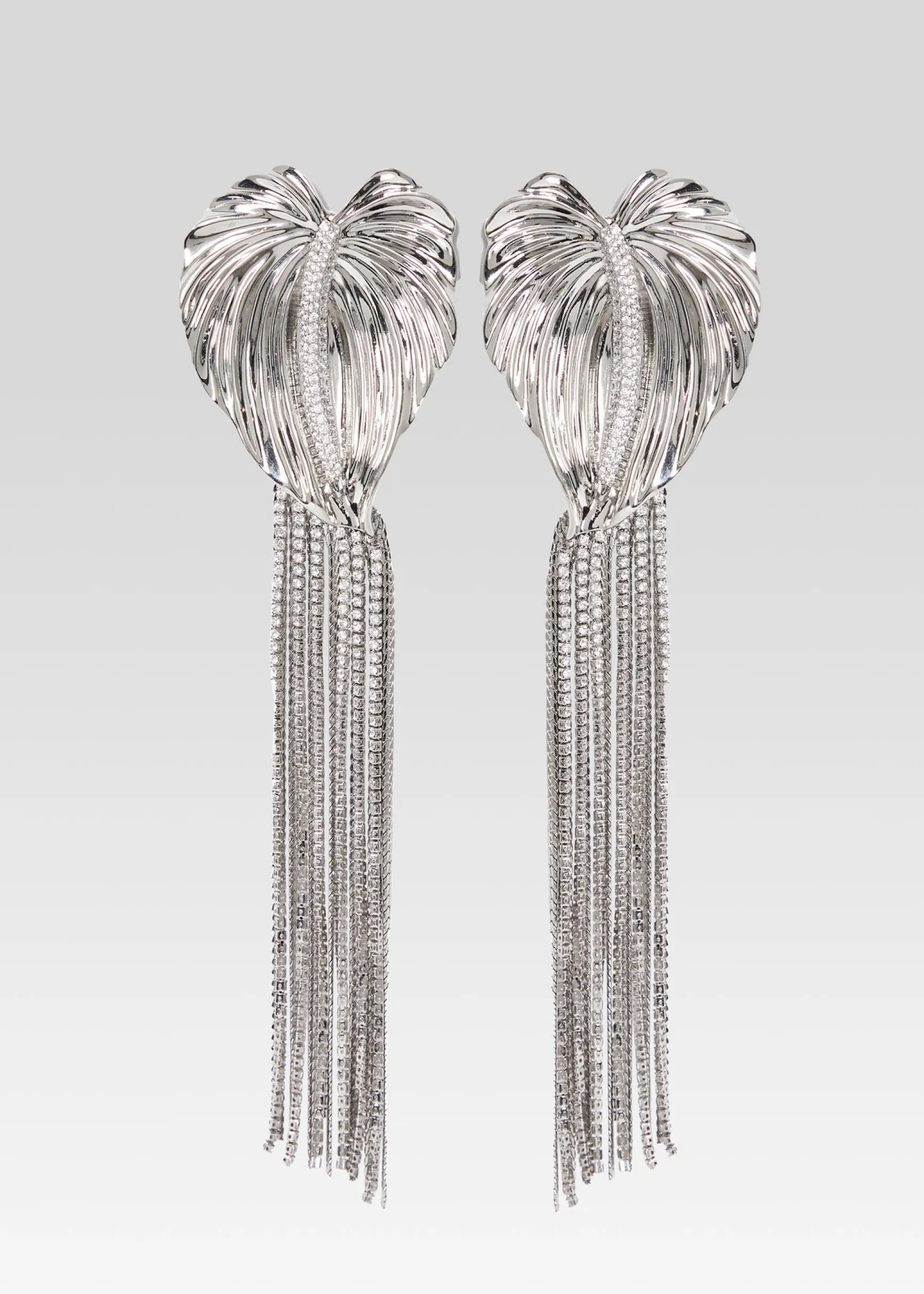 anthurium_drop_crystal_ea_0-1.webp Accessories*Retrofete Anthurium Drop Crystal Earring Silver