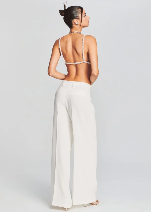 Business Chic*Retrofete Antonia Pant White