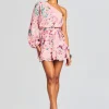 Resort '24*Retrofete April Mini Dress Pink Floral
