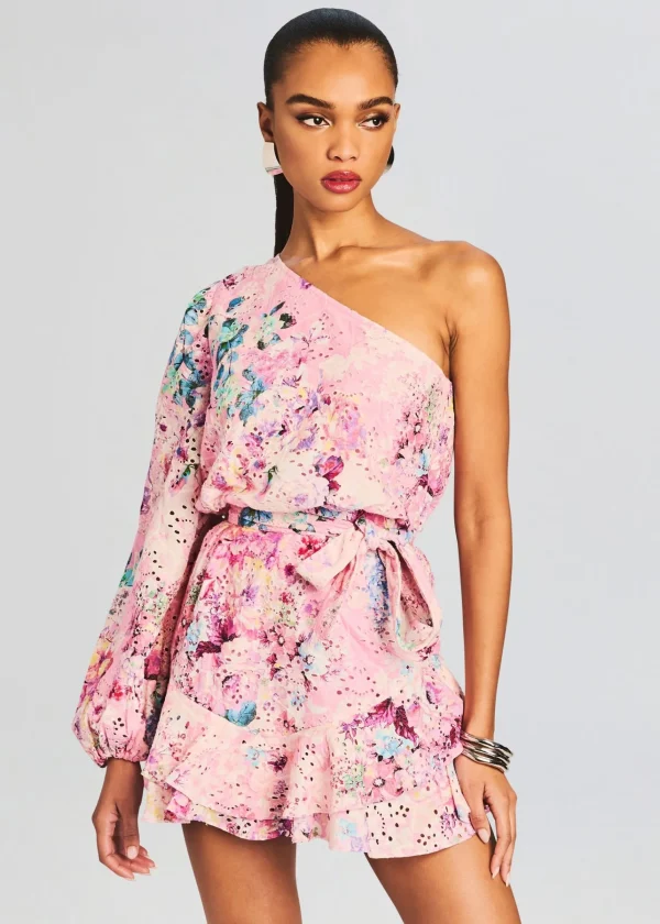 Resort '24*Retrofete April Mini Dress Pink Floral