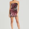 RETROFÊTE*Retrofete Arabelle Sequin Dress Black/Pink