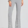 RETROFÊTE*Retrofete Aram Embellished Pant Gray/Silver