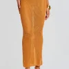 Swim*Retrofete Aria Knitted Skirt Tobacco