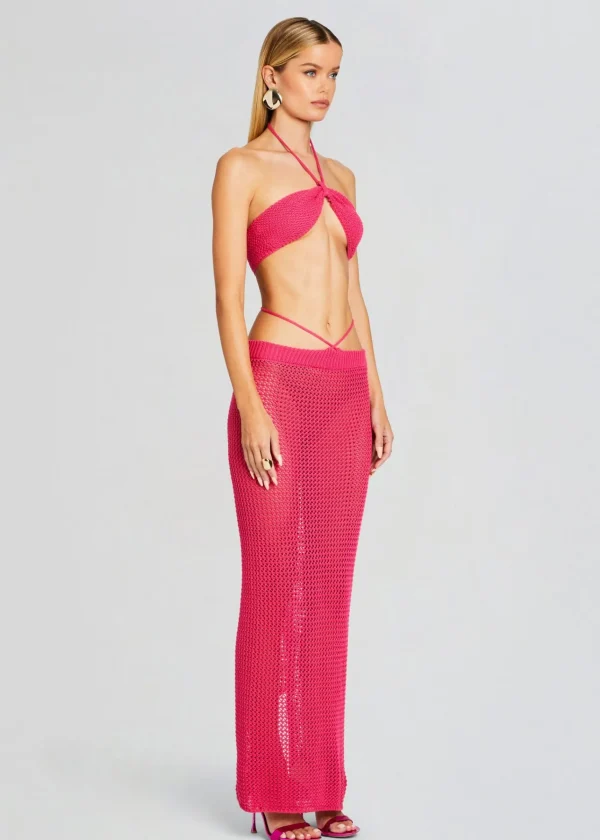 Spring Knits*Retrofete Aria Knitted Top Hot Pink