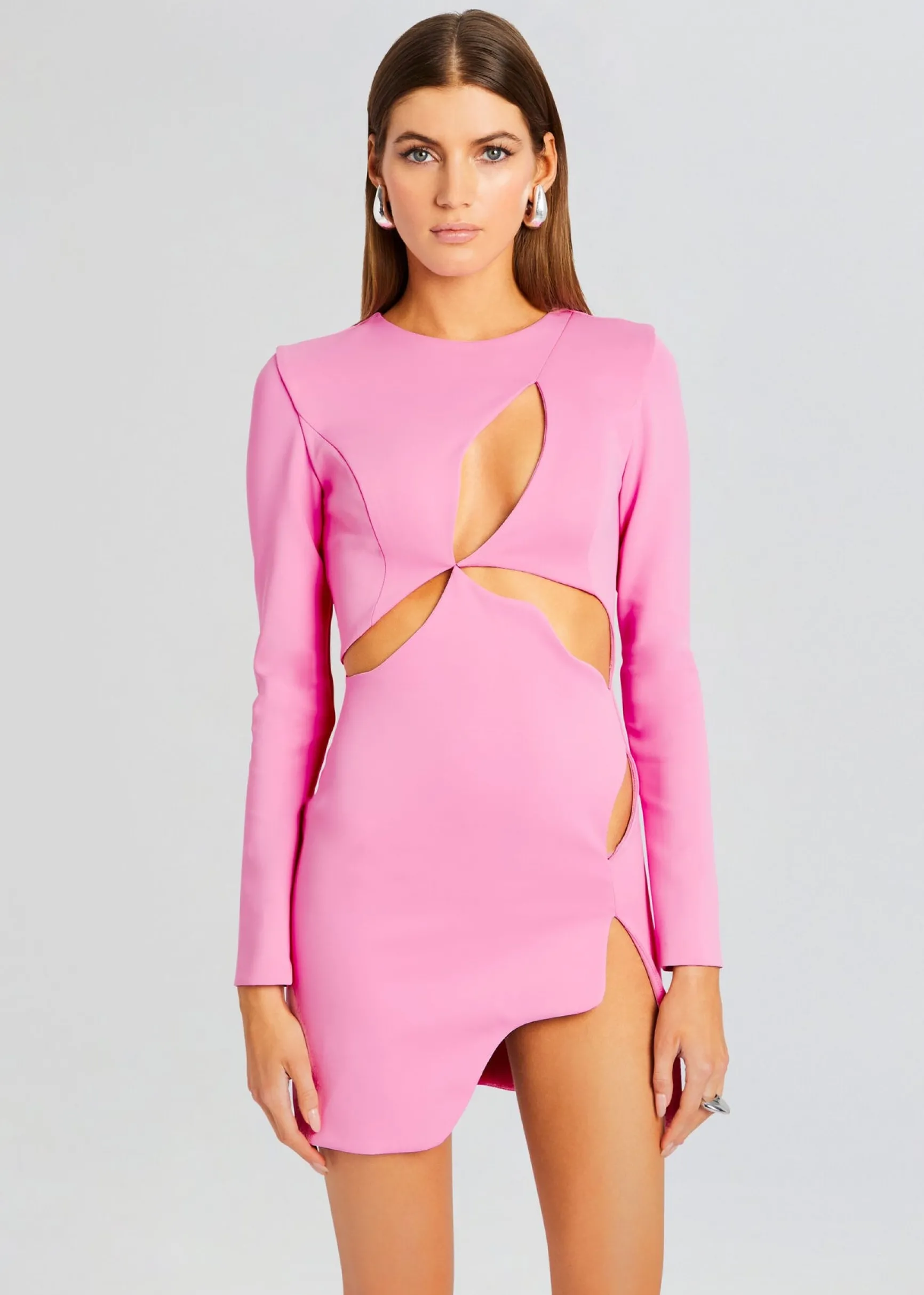 ariel_long_sleeve_mini_dr_1-1.webp Mini*Retrofete Ariel Long Sleeve Mini Dress Pink
