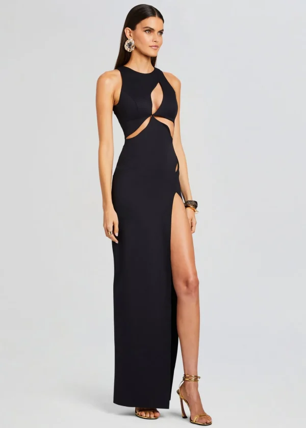 Guest Of*Retrofete Ariel Maxi Dress Black