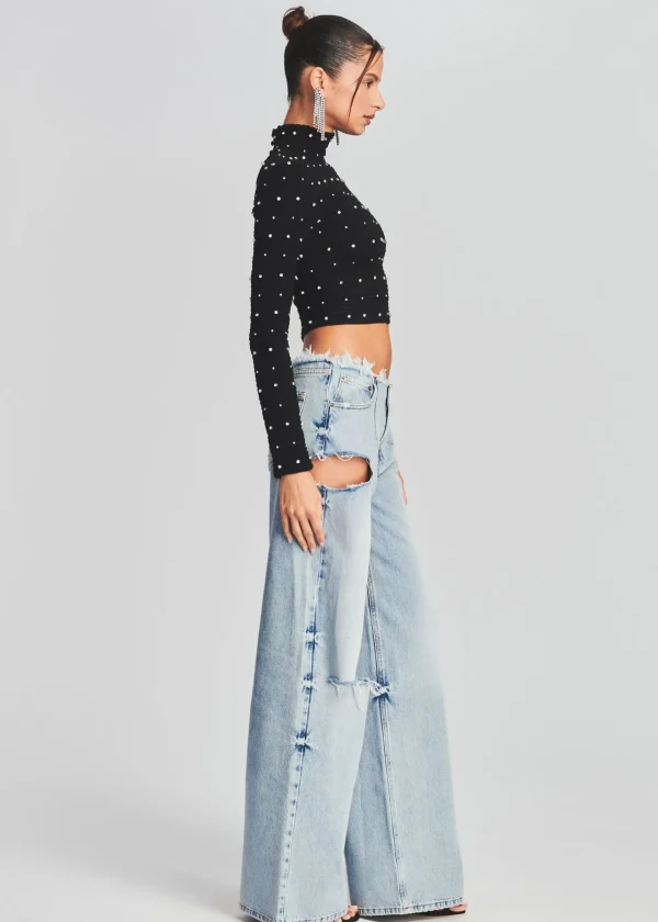 Denim*Retrofete Aston Wide Leg Jean Coastline