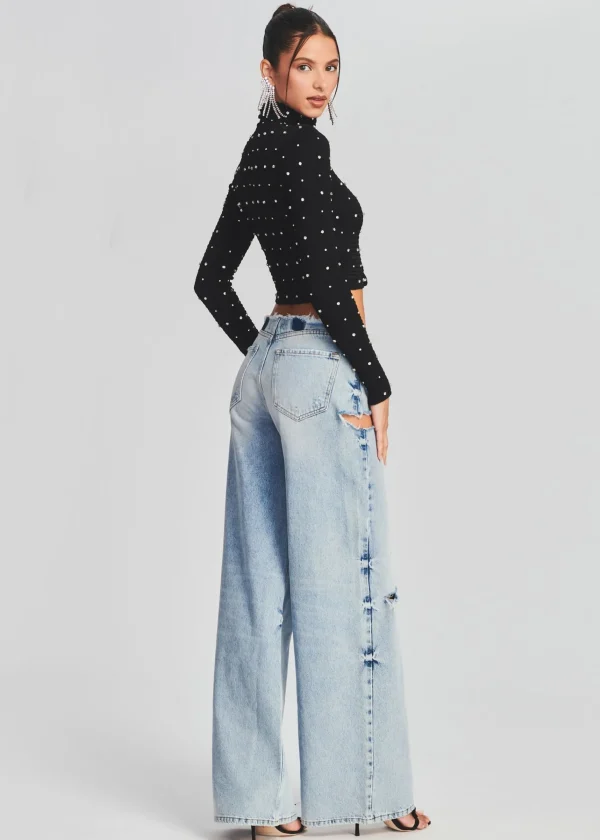 Denim*Retrofete Aston Wide Leg Jean Coastline