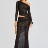 RETROFÊTE*Retrofete Aura Dress Black/Nude