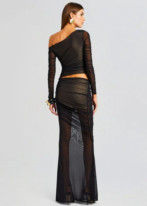 RETROFÊTE*Retrofete Aura Dress Black/Nude