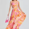 Bridal Party*Retrofete Auril Long Dress Pink