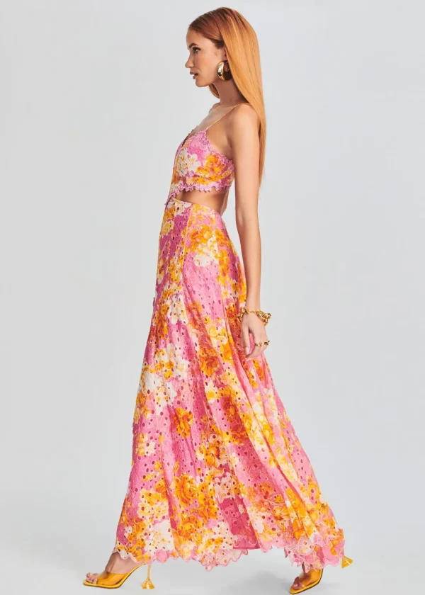 Bridal Party*Retrofete Auril Long Dress Pink