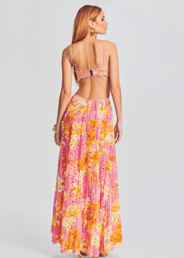 Bridal Party*Retrofete Auril Long Dress Pink