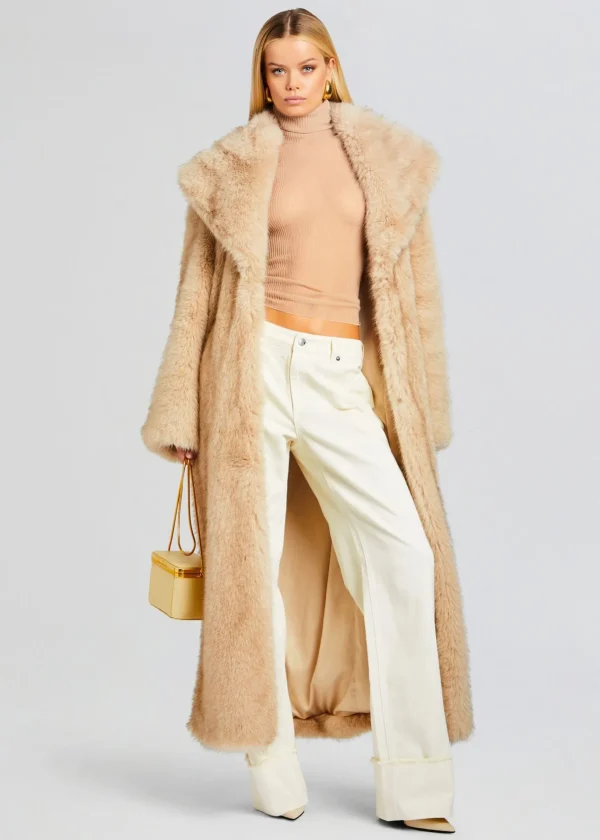Best Sellers*Retrofete Averie Faux Fur Coat Tannin