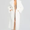 Guest Of*Retrofete Averie Faux Fur Coat White