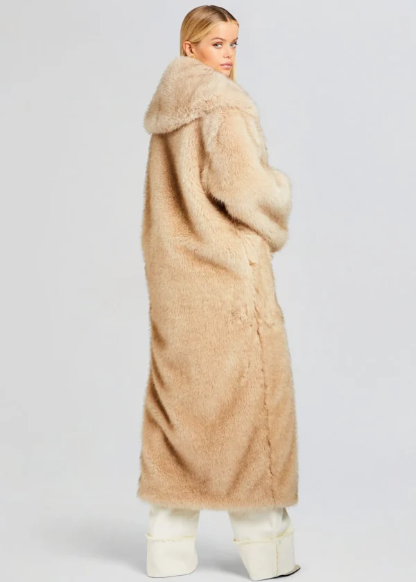 Jackets*Retrofete Averie Faux Fur Coat Tannin