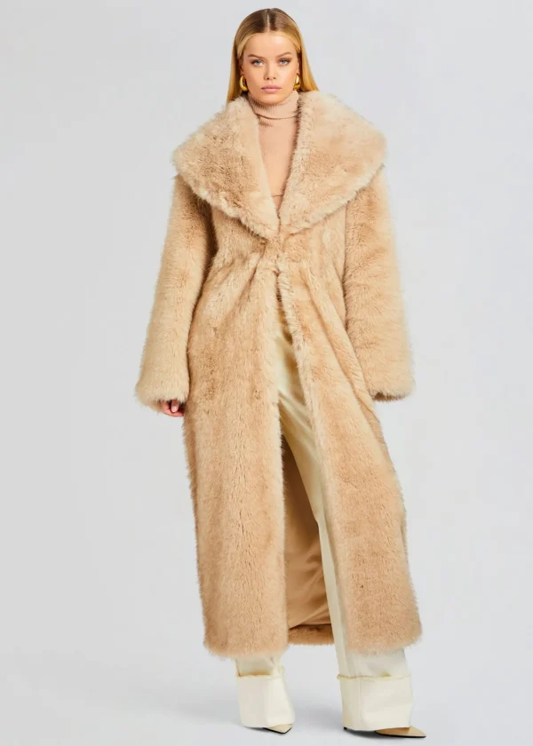 Best Sellers*Retrofete Averie Faux Fur Coat Tannin