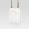 Bachelorette Party*Retrofete Avery Sequin Feather Bag White Feather