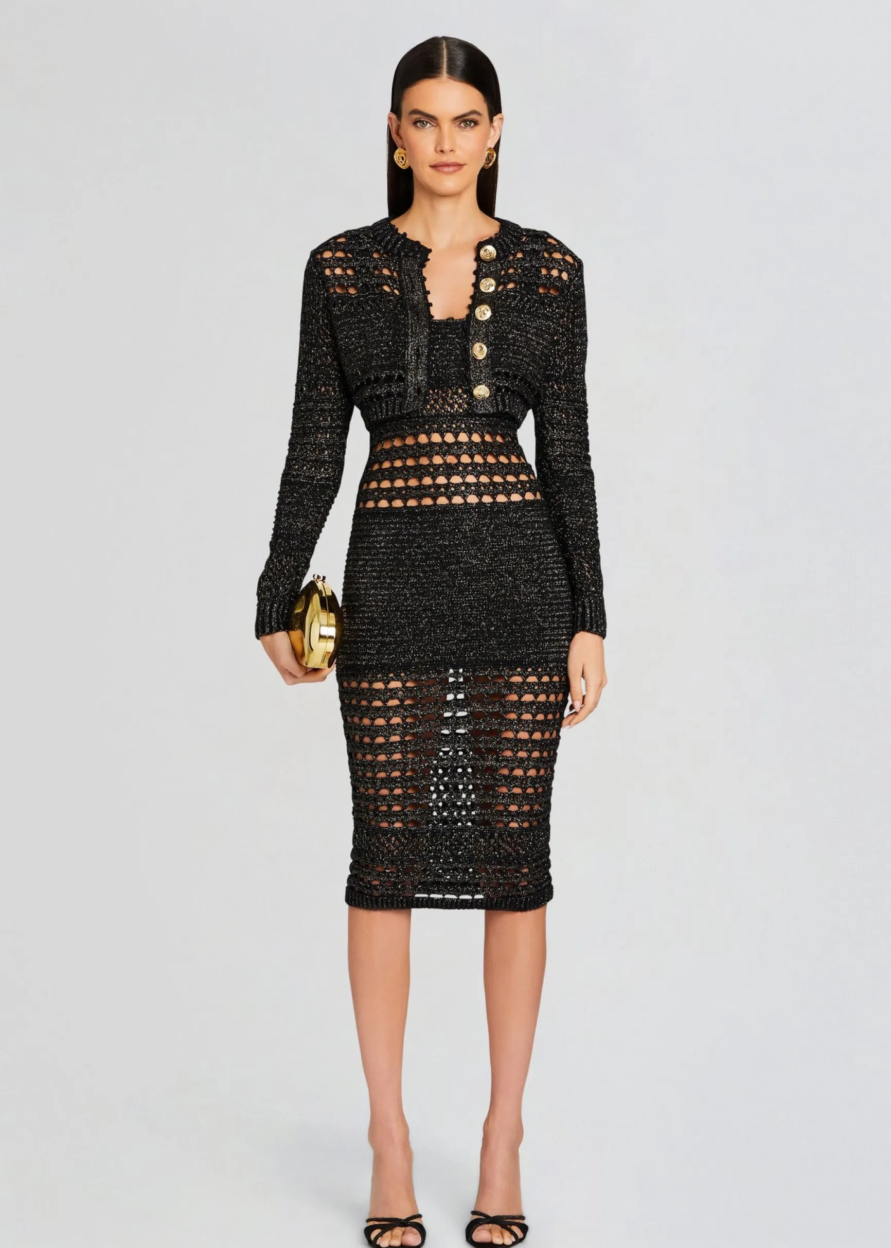 avril_knit_crochet_dress_4.webp Trending*Retrofete Avril Knit Crochet Dress Black/Gold