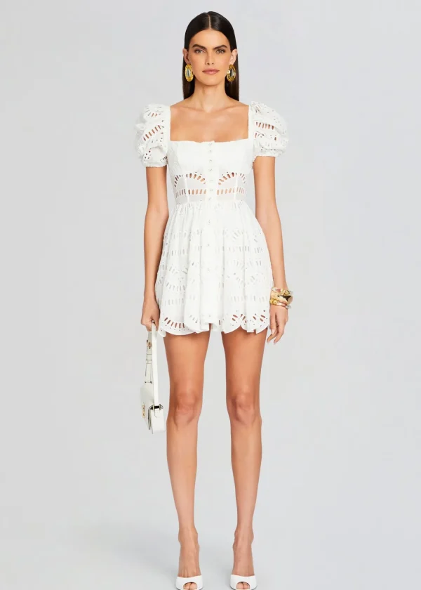 Resort '24*Retrofete Ayiak Short Dress White Samoa