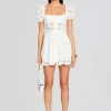Mini*Retrofete Ayiak Short Dress White Samoa