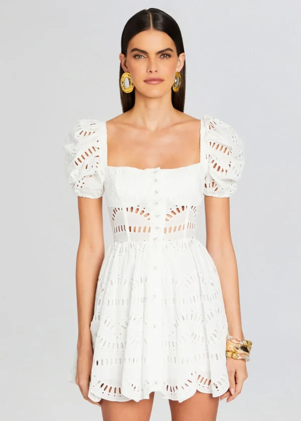 Mini*Retrofete Ayiak Short Dress White Samoa