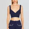 Business Chic*Retrofete Basha Bra Top Navy
