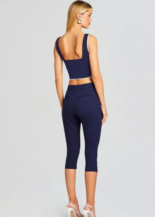 Coming Soon*Retrofete Basil Capri Pant Navy