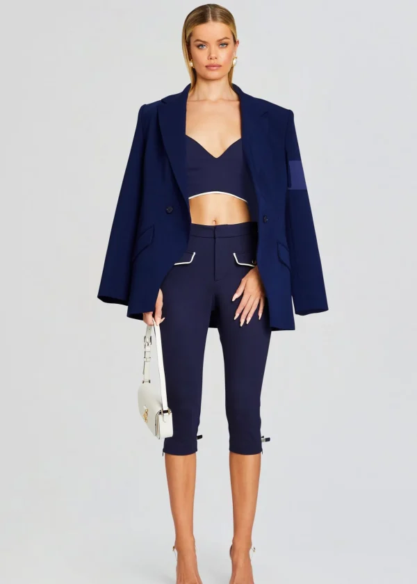 Business Chic*Retrofete Basil Capri Pant Navy
