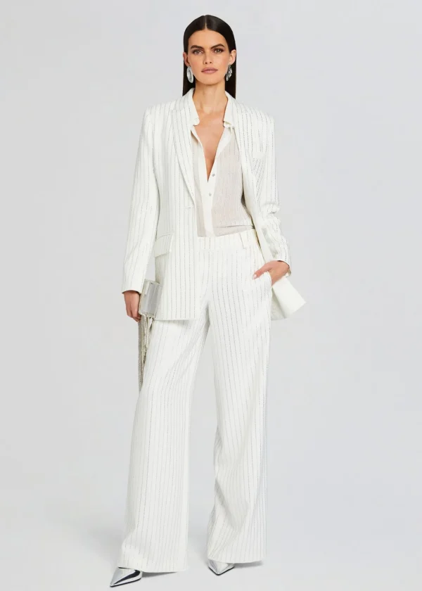 RETROFÊTE*Retrofete Baylor Embellished Pant White