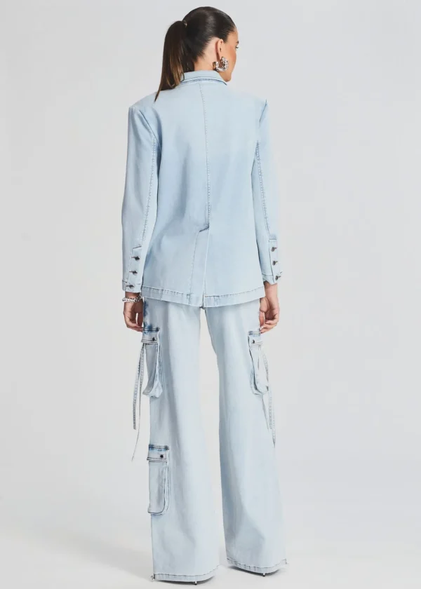 Jackets*Retrofete Beckett Denim Blazer Skylight